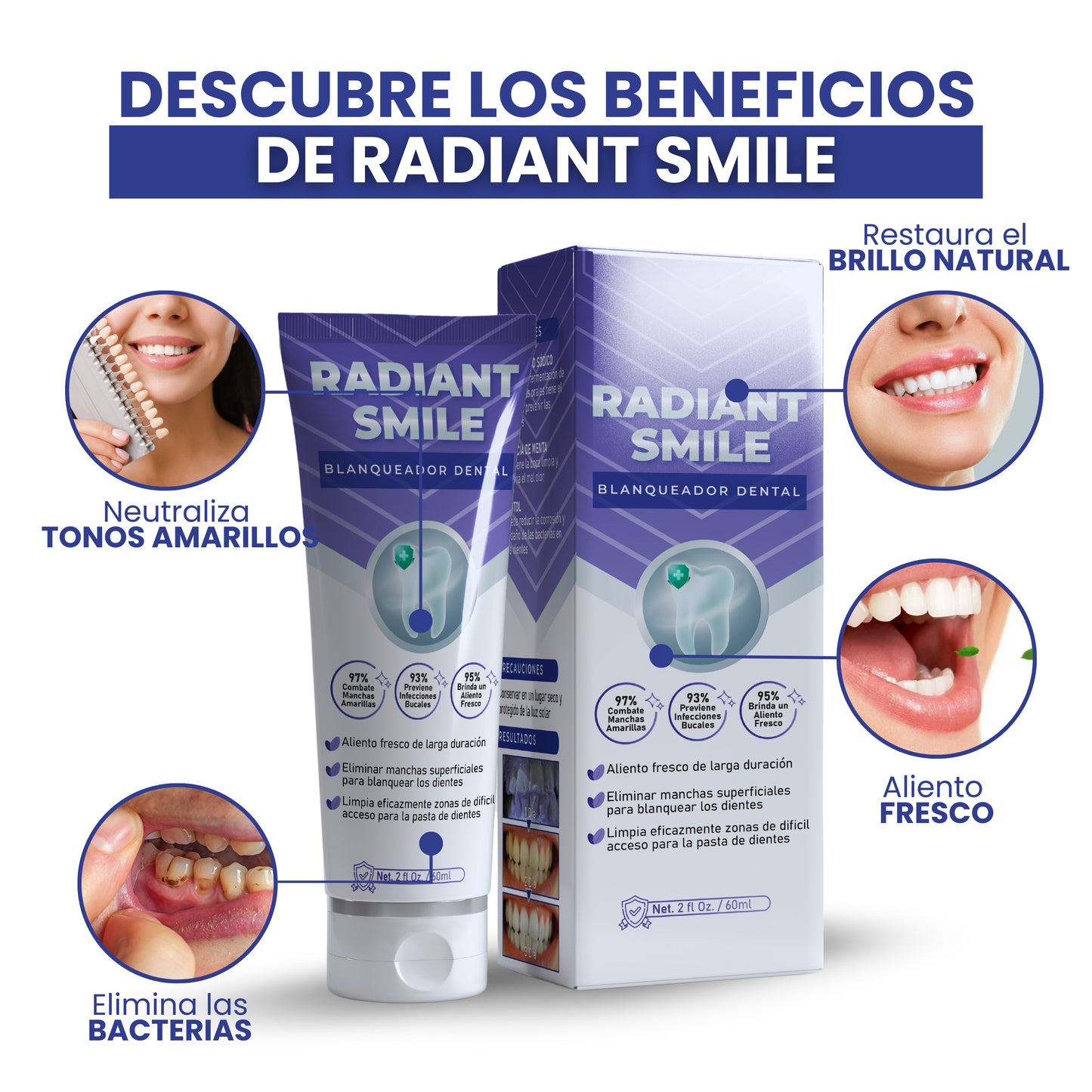 Radiant Smile® (Crema dental blanqueadora)