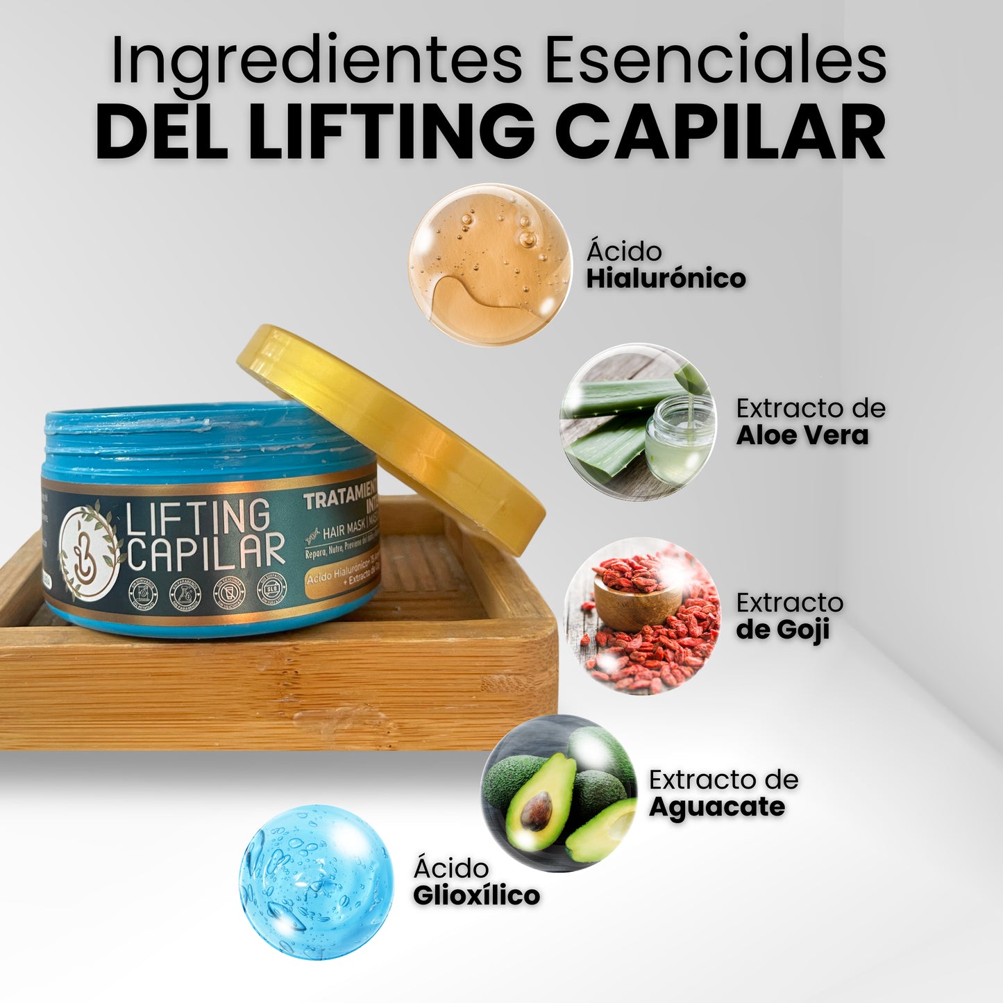 Mascarilla Capilar: Reparación e Hidratación profunda para cabello seco y dañado