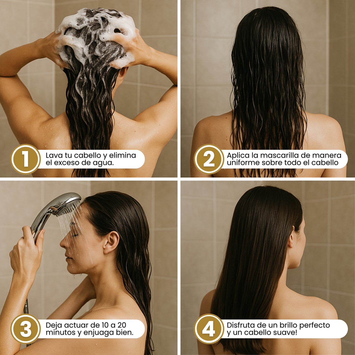Mascarilla Capilar: Reparación e Hidratación profunda para cabello seco y dañado