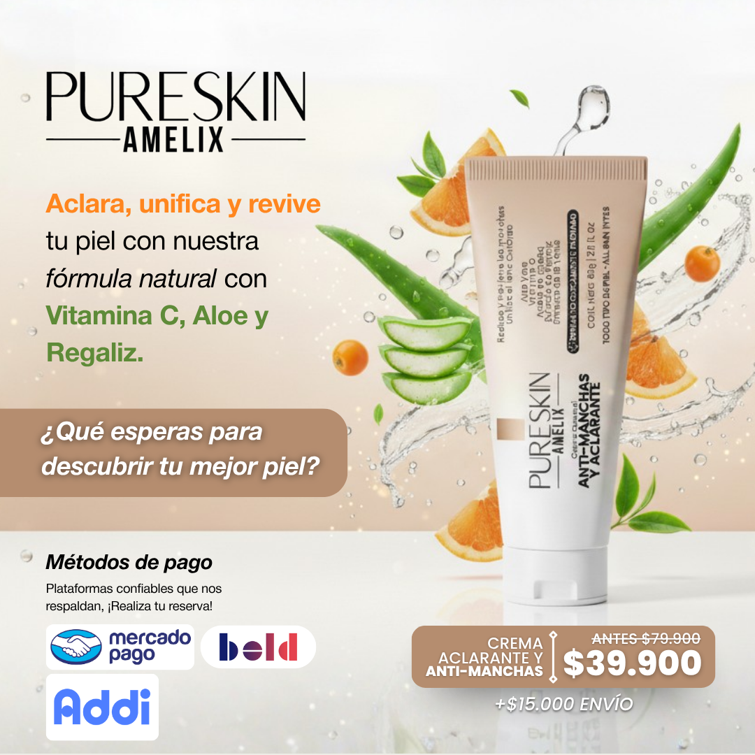 PURESKIN - Crema Antimanchas y Aclarante