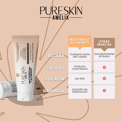 PURESKIN - Crema Antimanchas y Aclarante