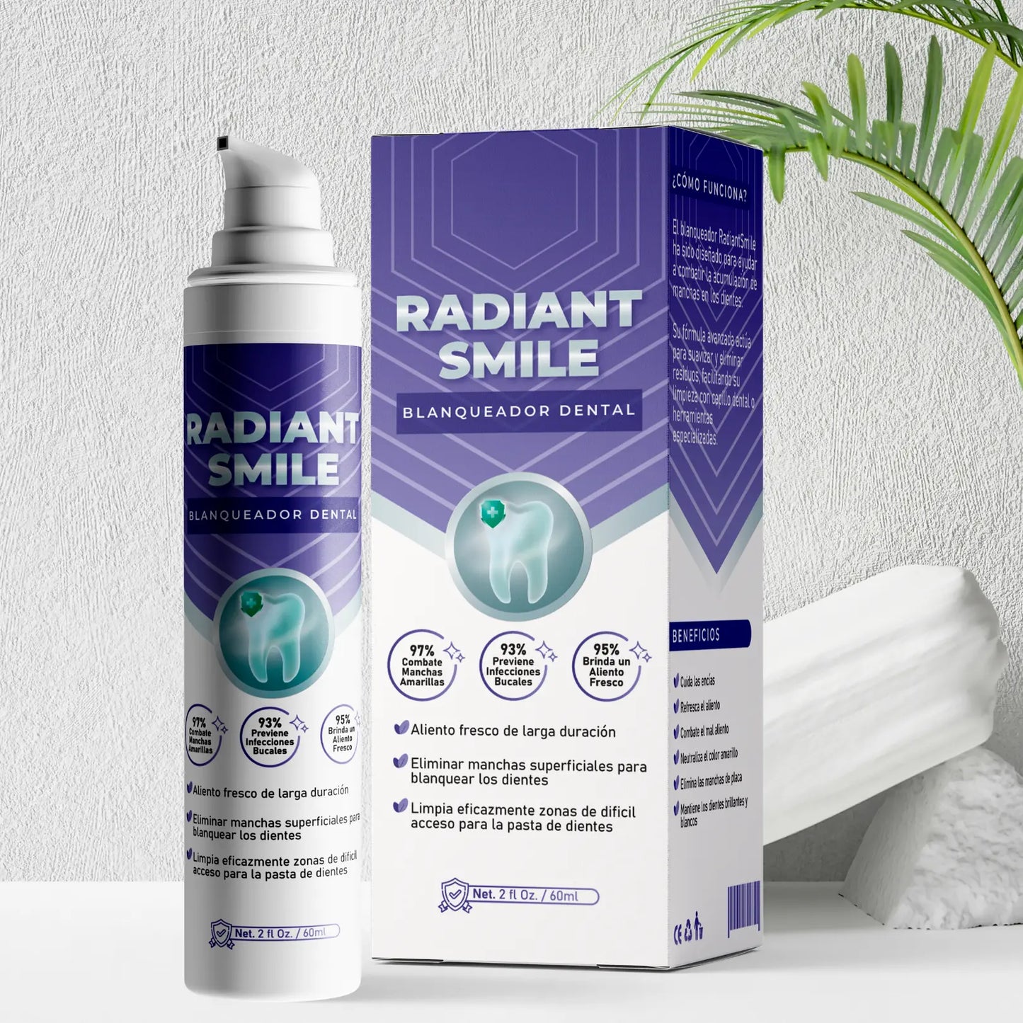 Radiant Smile® (Crema dental blanqueadora)