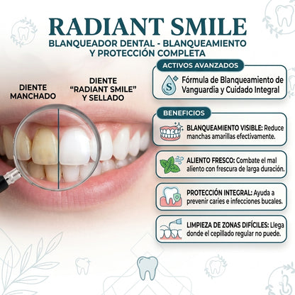 Radiant Smile® (Crema dental blanqueadora)