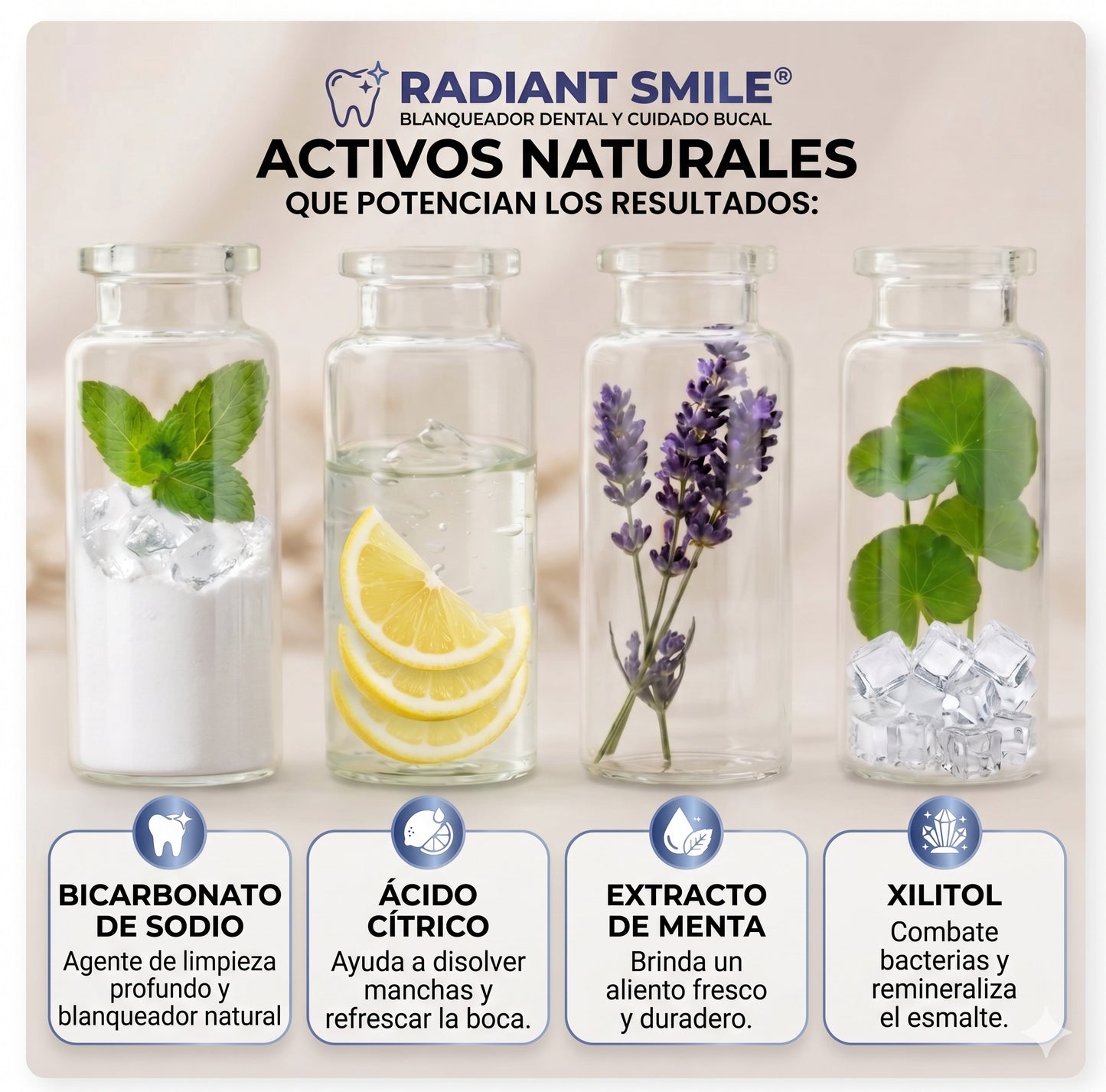 Radiant Smile® (Crema dental blanqueadora)