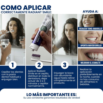 Radiant Smile® (Crema dental blanqueadora)